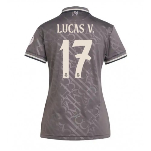 Fotbalové Dres Real Madrid Lucas Vazquez #17 Dámské Alternativní 2024-25 Krátký Rukáv